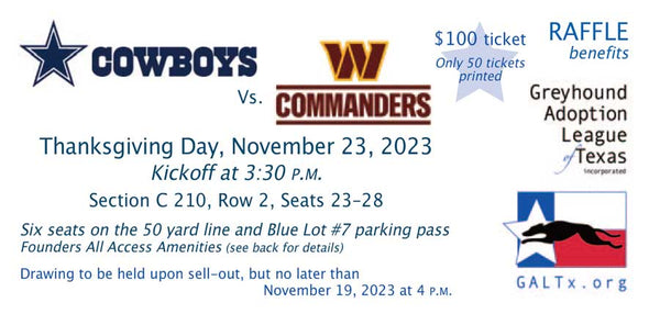 thanksgiving day cowboys tickets