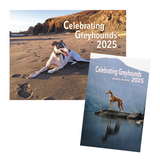 Celebrating Greyhounds 2025 Wall Calendar & Weekly Planner